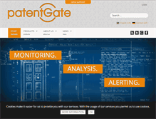 Tablet Screenshot of patentgate.de